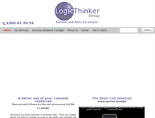 Tablet Screenshot of logicthinkergroup.com